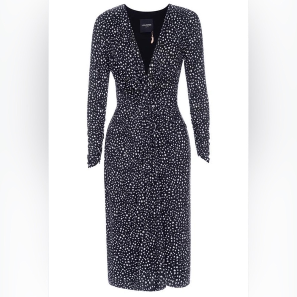 Le Superbe Satellite Baller Midi Long Sleeve Dress Size S NWT